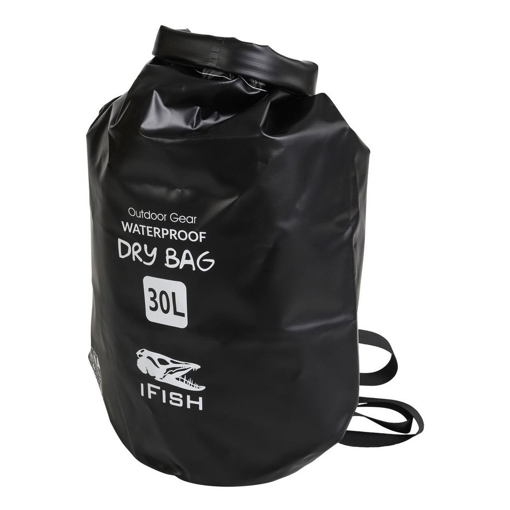 IFISH Dry Bag 30L Black in der Gruppe Aufbewahrung / Wasserdichte Taschen bei Sportfiskeprylar.se (20266278)