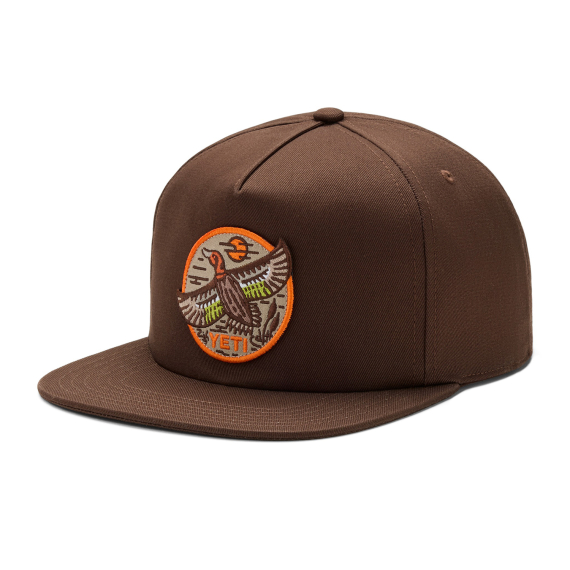 Yeti Bftw Duck Flat Brim Hat - Dark Brown in der Gruppe Kleidung & Schuhe / Kappen & Kopfbedeckungen / Caps / Snapback-Kappen bei Sportfiskeprylar.se (21023007885)