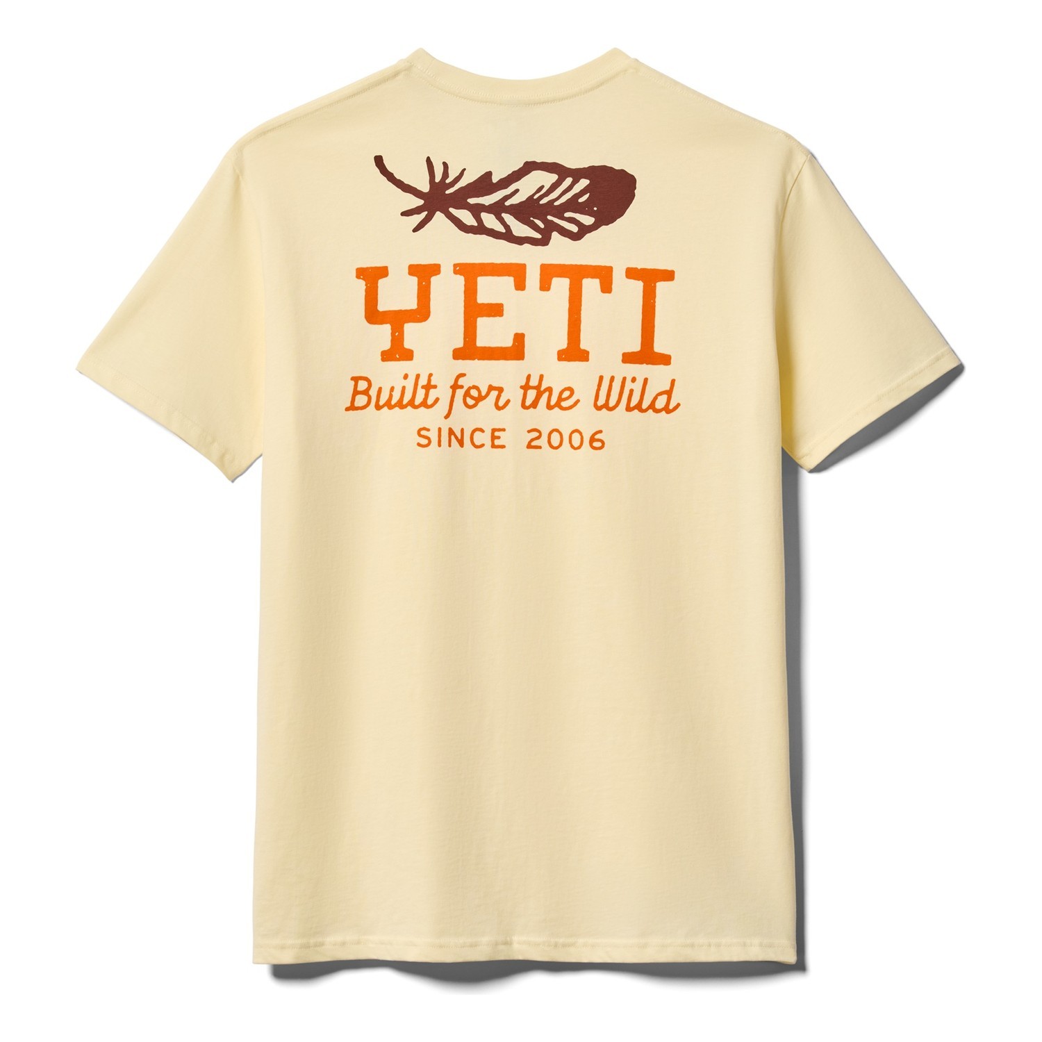 Yeti Feather SST T-Shirt, Butter in der Gruppe Kleidung & Schuhe / Kleidung / T-shirts bei Sportfiskeprylar.se (21023008788r)