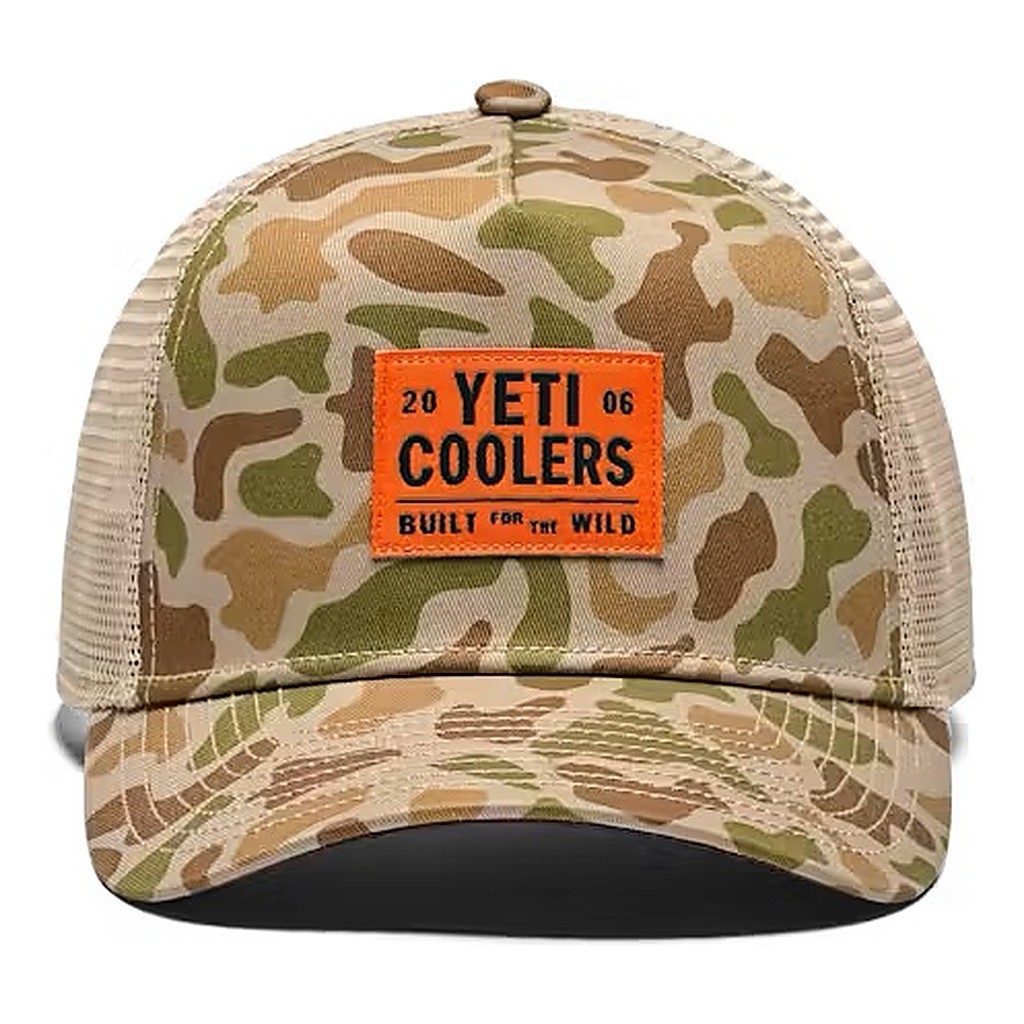 Yeti Coolers Camo Trucker Hat in der Gruppe Kleidung & Schuhe / Kappen & Kopfbedeckungen / Caps / Trucker-Kappen bei Sportfiskeprylar.se (21023008809)