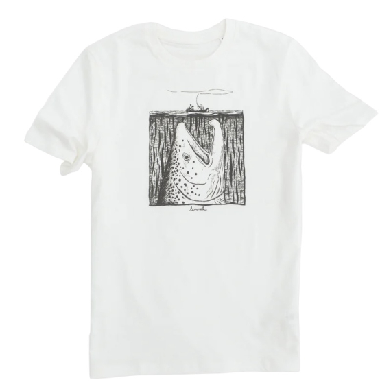 Lemmel Moby Trout T-Shirt, Off White in der Gruppe Kleidung & Schuhe / Kleidung / T-shirts bei Sportfiskeprylar.se (213486034r)