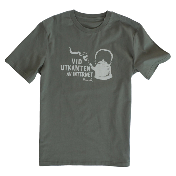 Lemmel T-shirt Vid Utkanten Khaki Green in der Gruppe Kleidung & Schuhe / Kleidung / T-shirts bei Sportfiskeprylar.se (213525634r)