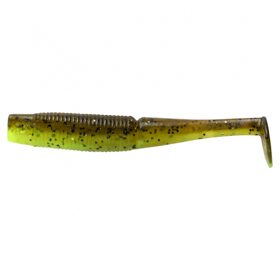 Daiwa Bait Junkie Minnow 2.5\'\', 6,5cm (8-pack) - Gp Chartreuse UV in der Gruppe Köder / Gummiköder / Barsch Gummifische & Zander Gummifische bei Sportfiskeprylar.se (216056)