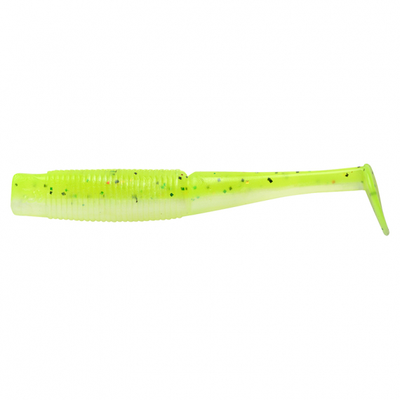 Daiwa Bait Junkie Minnow 3.2\'\', 8cm (6-pack) - Yuzu UV in der Gruppe Köder / Gummiköder / Barsch Gummifische & Zander Gummifische bei Sportfiskeprylar.se (216070)