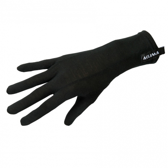 Lightwool Liner Gloves Unisex Jet Black, XL in der Gruppe Kleidung & Schuhe / Kleidung / Handschuhe bei Sportfiskeprylar.se (217523001-07)