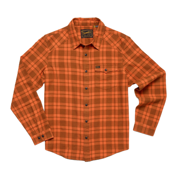 Howler Bro\'s La Grange Lightweight Flannel Cohen Plaid Pumpkin in der Gruppe Kleidung & Schuhe / Kleidung / Hemden bei Sportfiskeprylar.se (221425F-PUM-Sr)