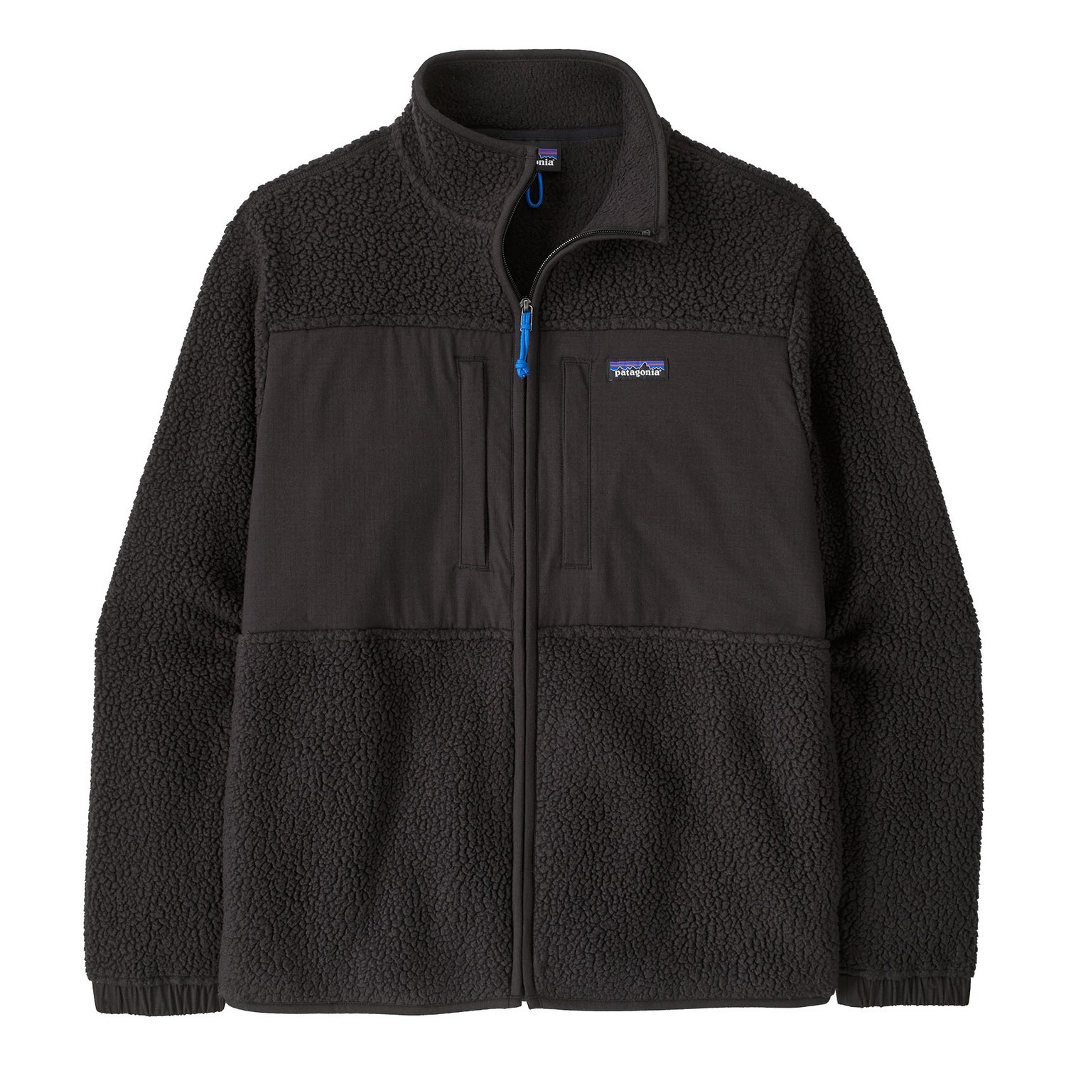 Patagonia M\'s Retro Pile Patch Jacket BLK in der Gruppe Kleidung & Schuhe / Kleidung / Jacken / Fleece-Jacken bei Sportfiskeprylar.se (22780-BLK-Sr)