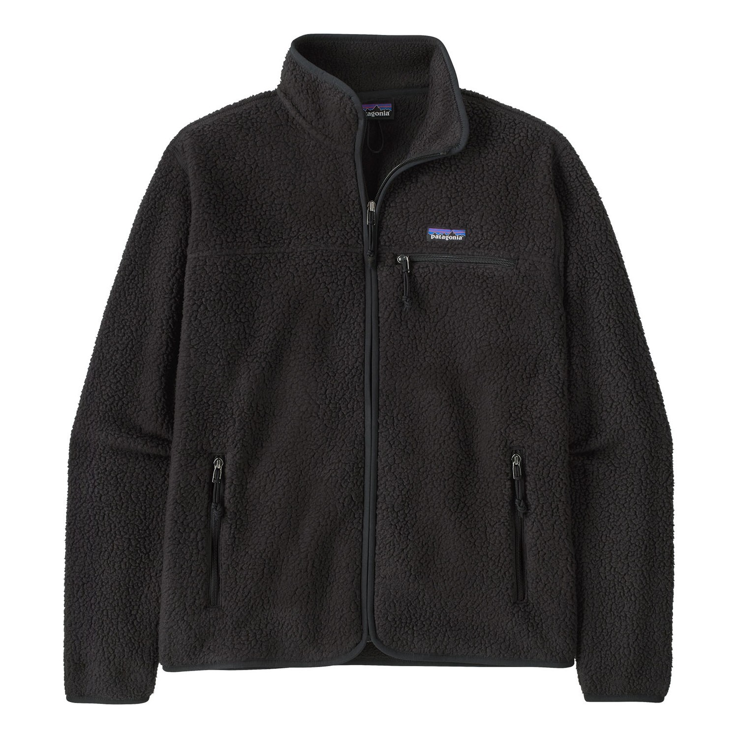 Patagonia M\'s Retro Pile Jacket BLK in der Gruppe Kleidung & Schuhe / Kleidung / Jacken / Fleece-Jacken bei Sportfiskeprylar.se (22802-BLK-Sr)