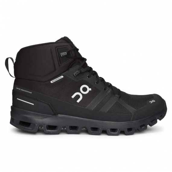 On Cloudrock Waterproof All Black in der Gruppe Kleidung & Schuhe / Schuhe & Stiefel / Boots / Wanderstiefel bei Sportfiskeprylar.se (23-99854BLA8r)