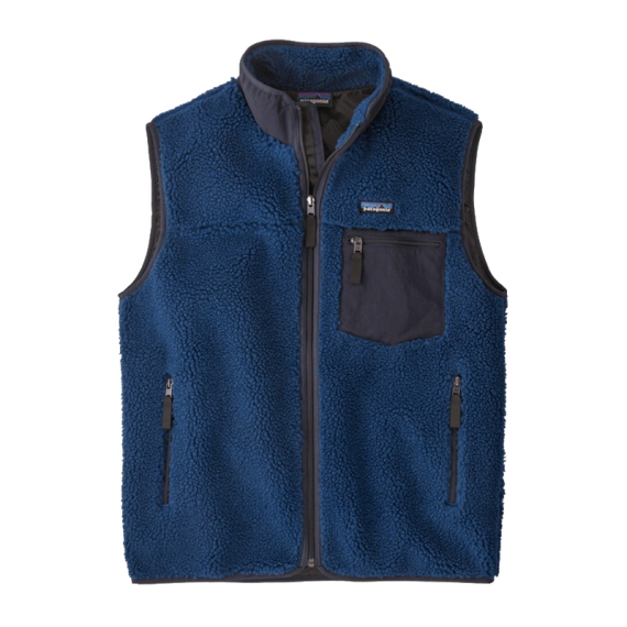 Patagonia M\'s Classic Retro-X Vest Clement Blue in der Gruppe Kleidung & Schuhe / Kleidung / Westen / Alltägliche Westen bei Sportfiskeprylar.se (23049-CLMB-Sr)