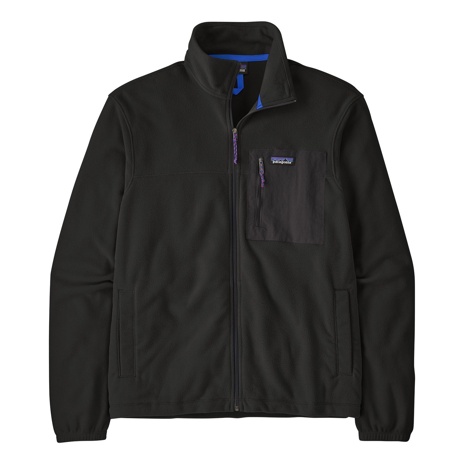 Patagonia M\'s Micro D Patch Pocket Jacket BLK in der Gruppe Kleidung & Schuhe / Kleidung / Jacken / Fleece-Jacken bei Sportfiskeprylar.se (23235-BLK-Sr)