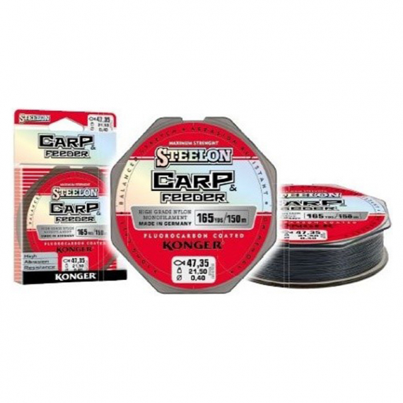 Konger Steelon Carp & Feeder 150m in der Gruppe Schnüre / Monofile Schnüre bei Sportfiskeprylar.se (263150020r)