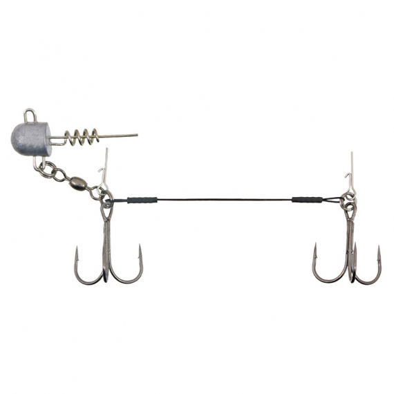 Konger Swimbait System Double Stinger 2/0, 12cm Weighted in der Gruppe Haken & Zubehör / Stinger & Stinger Zubehör / Stingers bei Sportfiskeprylar.se (273000030r)