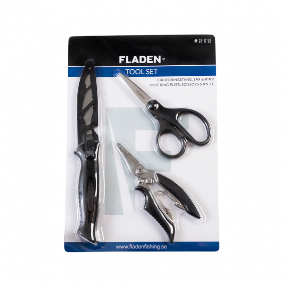Fladen Tool Set Plier, Scissors, Pocket Knife in der Gruppe Werkzeuge & Zubehör / Zangen & Scheren bei Sportfiskeprylar.se (28-17-25)