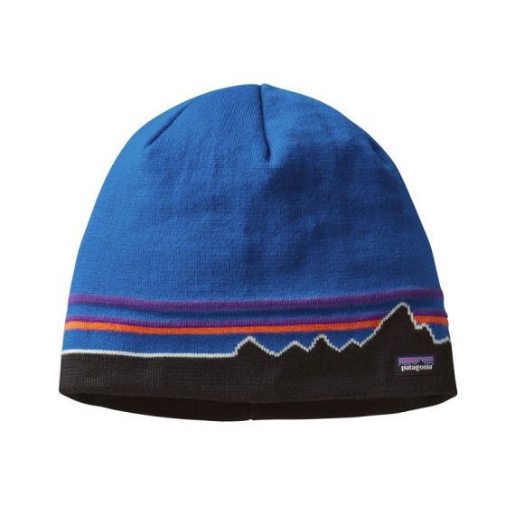 Patagonia Beanie Hat Classic Fitz Roy: Andes Blue in der Gruppe Kleidung & Schuhe / Kappen & Kopfbedeckungen / Mützen bei Sportfiskeprylar.se (28860-CZAB-ALL)