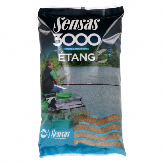 Sensas 3000 Etang 1kg in der Gruppe Köder / Boilies, Baits & Groundbait / Futter / Groundbait bei Sportfiskeprylar.se (29-00701)