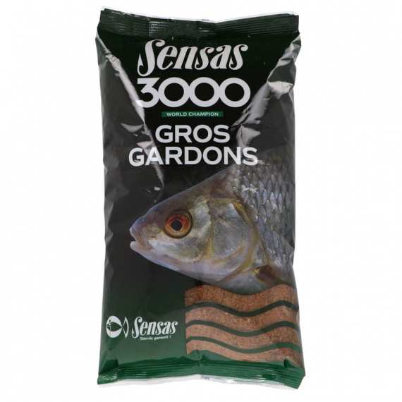 Sensas 3000 Gros Gardons 1kg in der Gruppe Köder / Boilies, Baits & Groundbait / Futter / Groundbait bei Sportfiskeprylar.se (29-00891)