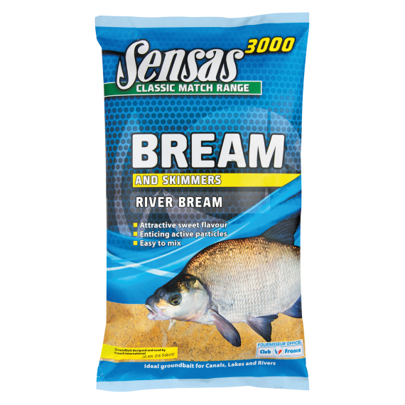 Sensas 3000 River Bream 1kg in der Gruppe Köder / Boilies, Baits & Groundbait / Futter bei Sportfiskeprylar.se (29-10342)