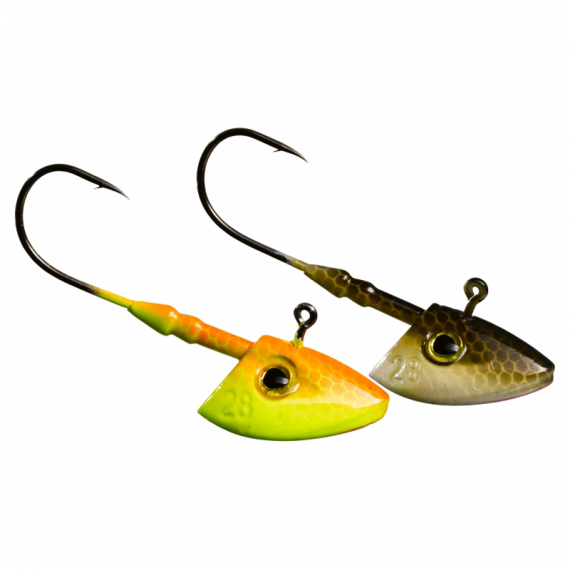 Gunki G\'Verti Natural Brown/White (3-pack) in der Gruppe Haken & Zubehör / Jigköpfe / Sonstige Jigköpfe bei Sportfiskeprylar.se (29-15191r)