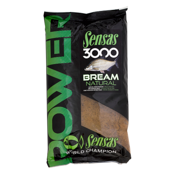 Sensas 3000 Power Bream Natural 1kg in der Gruppe Köder / Boilies, Baits & Groundbait / Futter bei Sportfiskeprylar.se (29-45648)