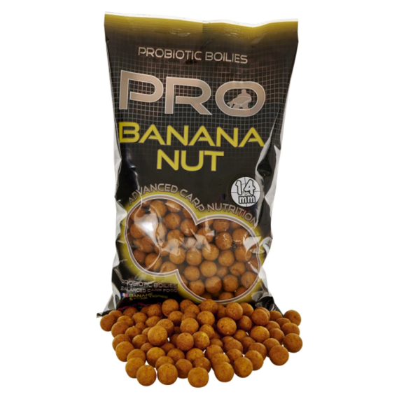 Starbaits Pro Banana Nut Boilies 800g - 20mm in der Gruppe Köder / Boilies, Baits & Groundbait / Boilies bei Sportfiskeprylar.se (29-64068)