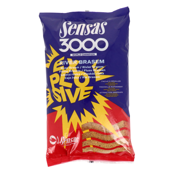 Sensas 3000 Explosive River Brasem 1kg in der Gruppe Köder / Boilies, Baits & Groundbait / Futter bei Sportfiskeprylar.se (29-64652)