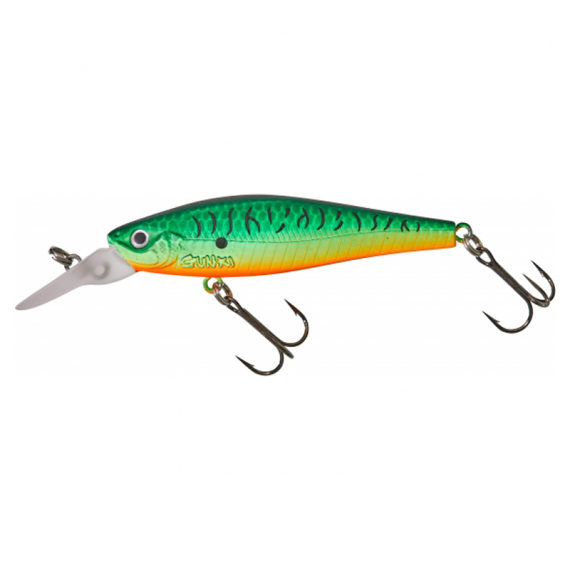 Gunki Gamera 72 SP MR Twitch - Mat Fire Tiger in der Gruppe Köder / Wobbler / Twitchbaits bei Sportfiskeprylar.se (29-71009)