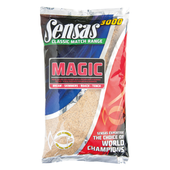 Sensas 3000 Magic Naturel 1kg in der Gruppe Köder / Boilies, Baits & Groundbait / Futter bei Sportfiskeprylar.se (29-71101)