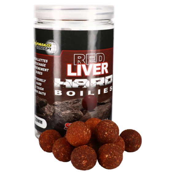 Starbaits PC Red Liver Hard Hook Bait - 20mm in der Gruppe Köder / Boilies, Baits & Groundbait / Boilies bei Sportfiskeprylar.se (29-71697)