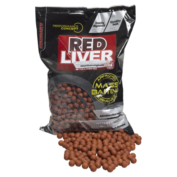 Starbaits PC Red Liver Mass Baiting Boilies 3kg in der Gruppe Köder / Boilies, Baits & Groundbait / Boilies bei Sportfiskeprylar.se (29-81484r)