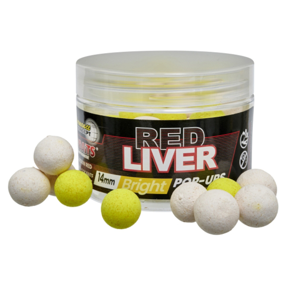 Starbaits PC Red Liver Bright Pop Up in der Gruppe Köder / Boilies, Baits & Groundbait / Popups & Wafters bei Sportfiskeprylar.se (29-82417r)