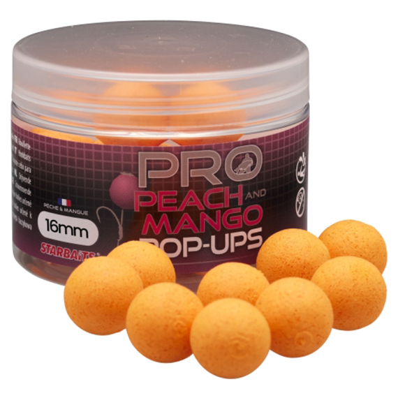 Starbaits Pro Peach & Mango Pop Up in der Gruppe Köder / Boilies, Baits & Groundbait / Popups & Wafters bei Sportfiskeprylar.se (29-83798r)