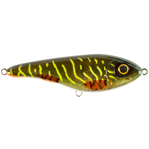 Buster Jerk, sinking, 15cm, Green Motoroil Pike UV in der Gruppe Köder / Jerkbaits bei Sportfiskeprylar.se (29-EG048-C755G)