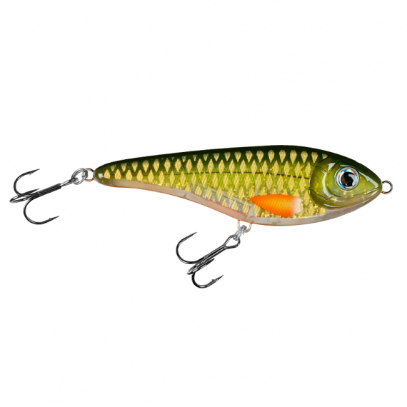 Buster Jerk Sinking - Golden Olive UV Insert in der Gruppe Köder / Jerkbaits bei Sportfiskeprylar.se (29-EG048-Z411-10)