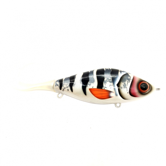 Trueglide Guppie, 13,5cm, 120gr - Silver Koi- Pearl White in der Gruppe Köder / Jerkbaits bei Sportfiskeprylar.se (29-EG208-C778)