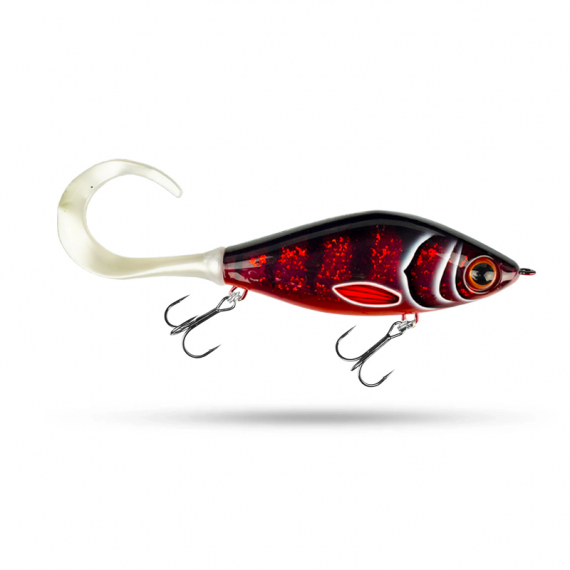 TrueGlide Guppie Jr Sinking 11cm 70g Söder Custom - Red Tiger Flash in der Gruppe Köder / Jerkbaits bei Sportfiskeprylar.se (29-EG208A-Z411-19)