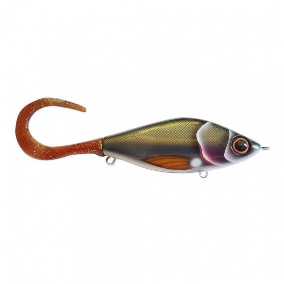 TrueGlide Guppie Jr Shallow, 11cm, 58gr - Kemijokki - Motoroil Glitter in der Gruppe Köder / Tailköder & Hybridköder bei Sportfiskeprylar.se (29-EG208AS-TR014)