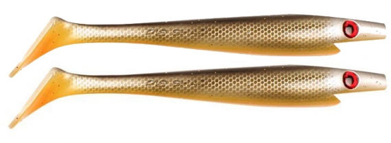 Pig Shad Junior 20cm - Skitmört in der Gruppe Köder / Gummiköder / Hecht Gummifische bei Sportfiskeprylar.se (29-SP172C-C041)