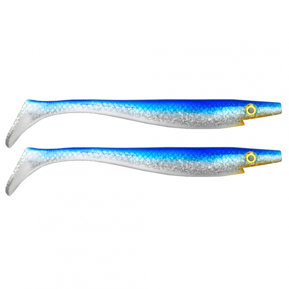Pig Shad Junior 20cm (2-pack) - Söder Blue Silver Glitter in der Gruppe Köder / Gummiköder / Hecht Gummifische bei Sportfiskeprylar.se (29-SP172C-SP11)