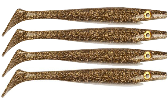 Pig Shad 15cm Nano Size (4-pack) - Retriver in der Gruppe Köder / Gummiköder / Hecht Gummifische bei Sportfiskeprylar.se (29-SP172D-111)