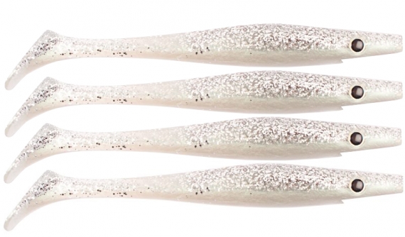 Pig Shad 15cm Nano Size (4-pack) - Ice Shad in der Gruppe Köder / Gummiköder / Hecht Gummifische bei Sportfiskeprylar.se (29-SP172D-C014)