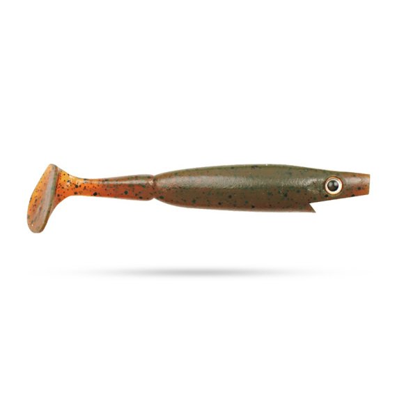 Piglet Shad 10cm (6-pack) - Motor Oil Pepper in der Gruppe Köder / Gummiköder / Barsch Gummifische & Zander Gummifische bei Sportfiskeprylar.se (29-SP172E-C017)
