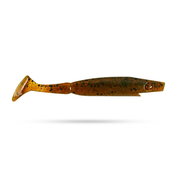 Piglet Shad 8,5cm (8-pack) - Motor Oil Pepper - 8pcs in der Gruppe Köder / Gummiköder / Barsch Gummifische & Zander Gummifische bei Sportfiskeprylar.se (29-SP172F-C017)