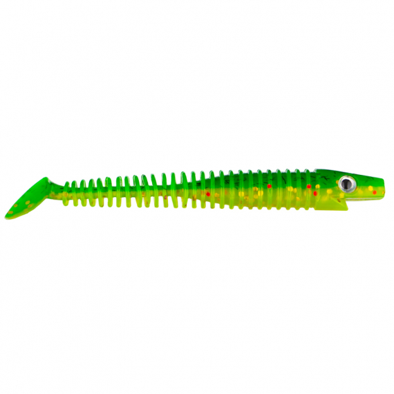 Pigster, 10cm, 7g - Fire Perch (Söder Custom) in der Gruppe Köder / Gummiköder / Barsch Gummifische & Zander Gummifische bei Sportfiskeprylar.se (29-SP172I-411-S6)