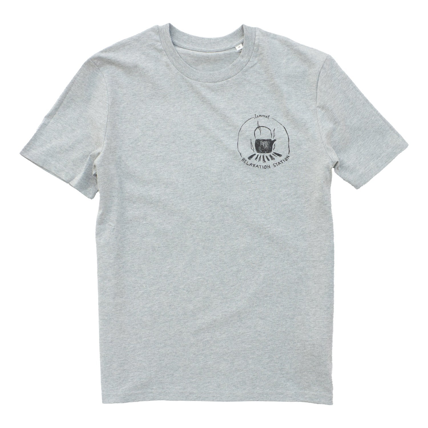 Lemmel T-shirt Mörkt Som Framtiden Heather grey w black print in der Gruppe Kleidung & Schuhe / Kleidung / T-shirts bei Sportfiskeprylar.se (3010105-6934r)