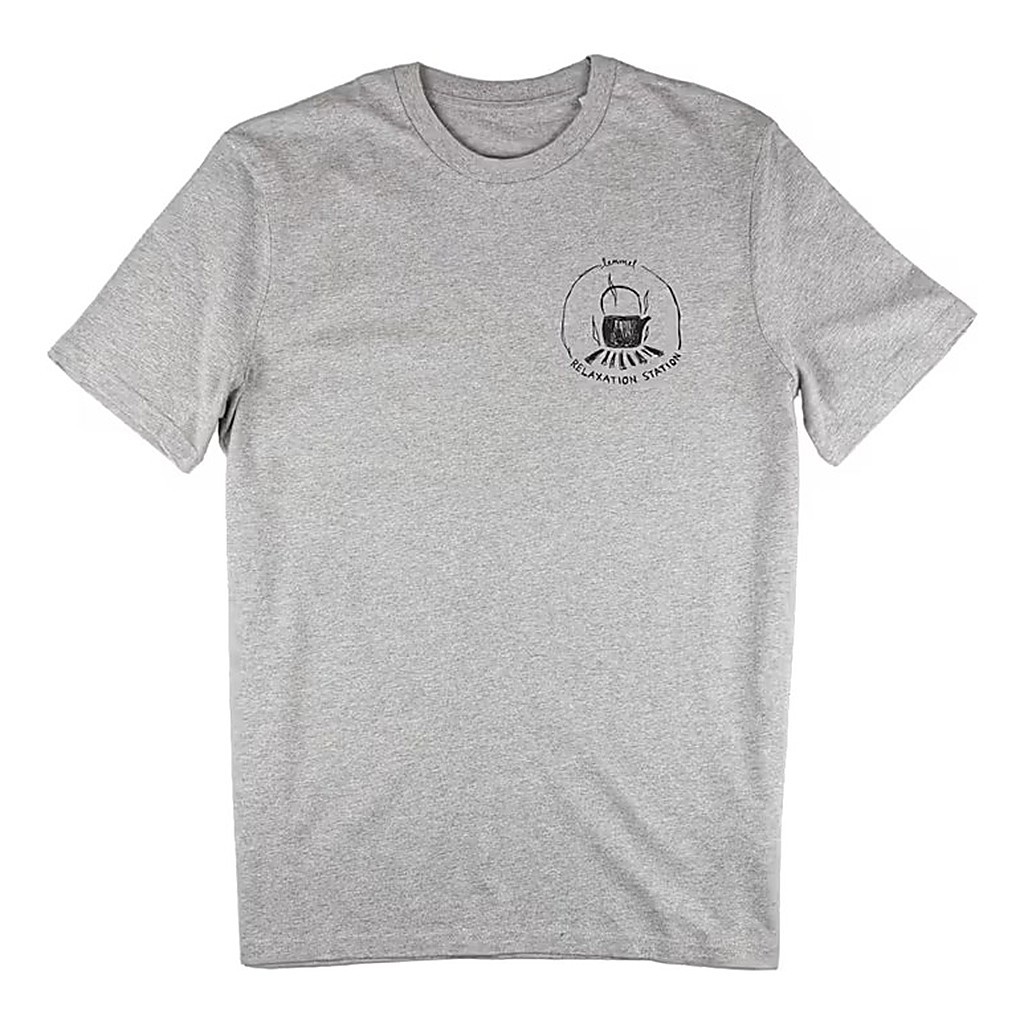 Lemmel T-shirt Relaxation Station Heather grey w Black print in der Gruppe Kleidung & Schuhe / Kleidung / T-shirts bei Sportfiskeprylar.se (3010106-6934r)