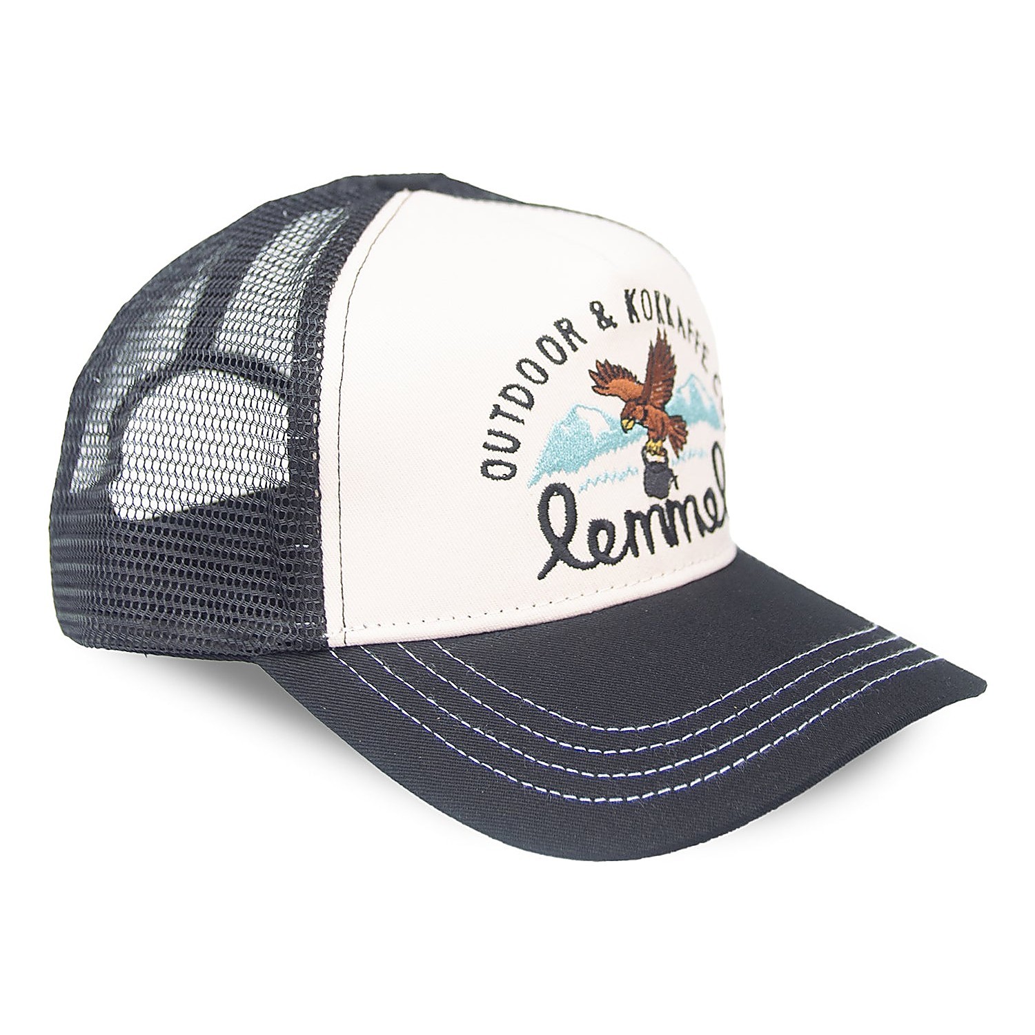 Lemmel Trucker Cap Keep on Truckin Mama White/Black in der Gruppe Kleidung & Schuhe / Kappen & Kopfbedeckungen / Caps bei Sportfiskeprylar.se (3020202-5432)