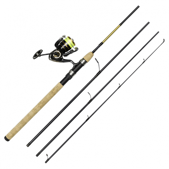 Daiwa Crossfire LT4000-C Gold Rush 10\' 4pc 20-60G/0.25YL in der Gruppe Angelsets / Spinning Sets / Allround Spinning Combo bei Sportfiskeprylar.se (32-217521)