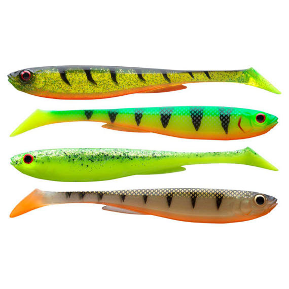 Daiwa Prorex Slim Shad Y Mix Pack in der Gruppe Köder / Gummiköder / Barsch Gummifische & Zander Gummifische bei Sportfiskeprylar.se (32-222628r)