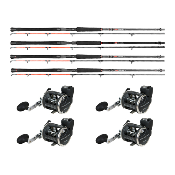 Daiwa Söder Custom Predator Trolling & Okuma Convector LC CV-20D Combo 4-Pack in der Gruppe Angelsets / Trolling Sets bei Sportfiskeprylar.se (32-224648OKUMASET4PCS)